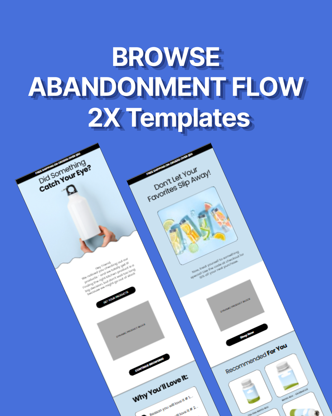 Browse Abandonment Email Template (High-Intent Visitors) | Canva Flow